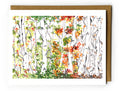 Birch Forest, Four Seasons - Blank Card