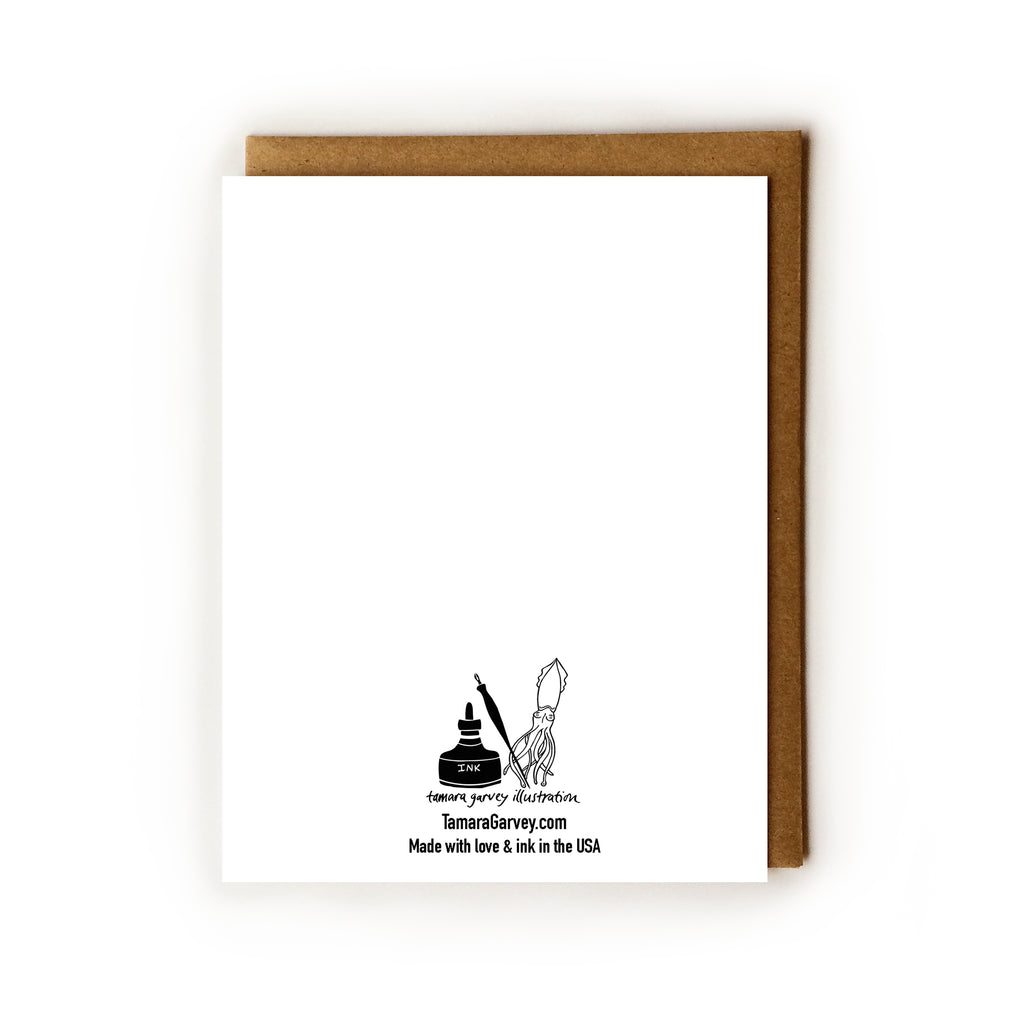 Birch Forest, Four Seasons - Blank Card